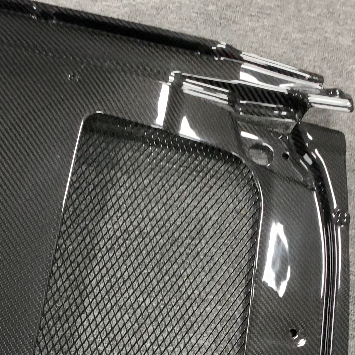 Kits de compartiment moteur Lamborghini Gallardo 2011, produit en fibre de carbone OYA brillant sergé 3K 7