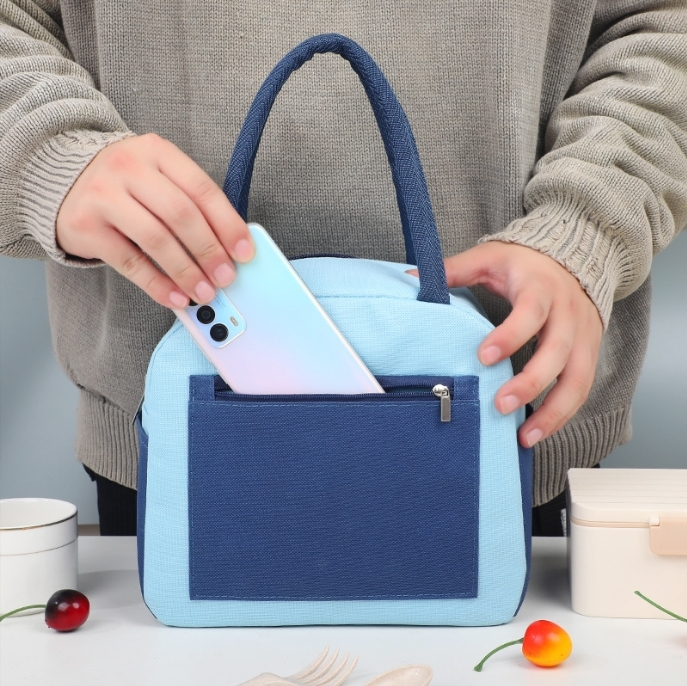 Benutzerdefinierte Logo Thermal Kinder isolierte Lebensmittel Mittagessen Kühler Einkaufstasche einfache neue Mode Erwachsene Picknicktasche 1