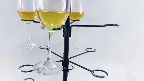 Metal Cocktail Glass Holder - Factory Direct Sales & Custom Machining 1