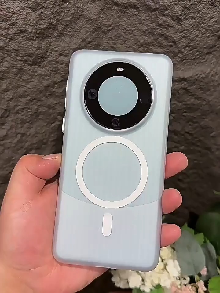 2024 Nouvelle mode Premium Samsung Coque de téléphone magnétique pour Galaxy S24 Transparent Antichoc Ondulé Magnétique Clair Etanche Coque de téléphone pour Samsung 1