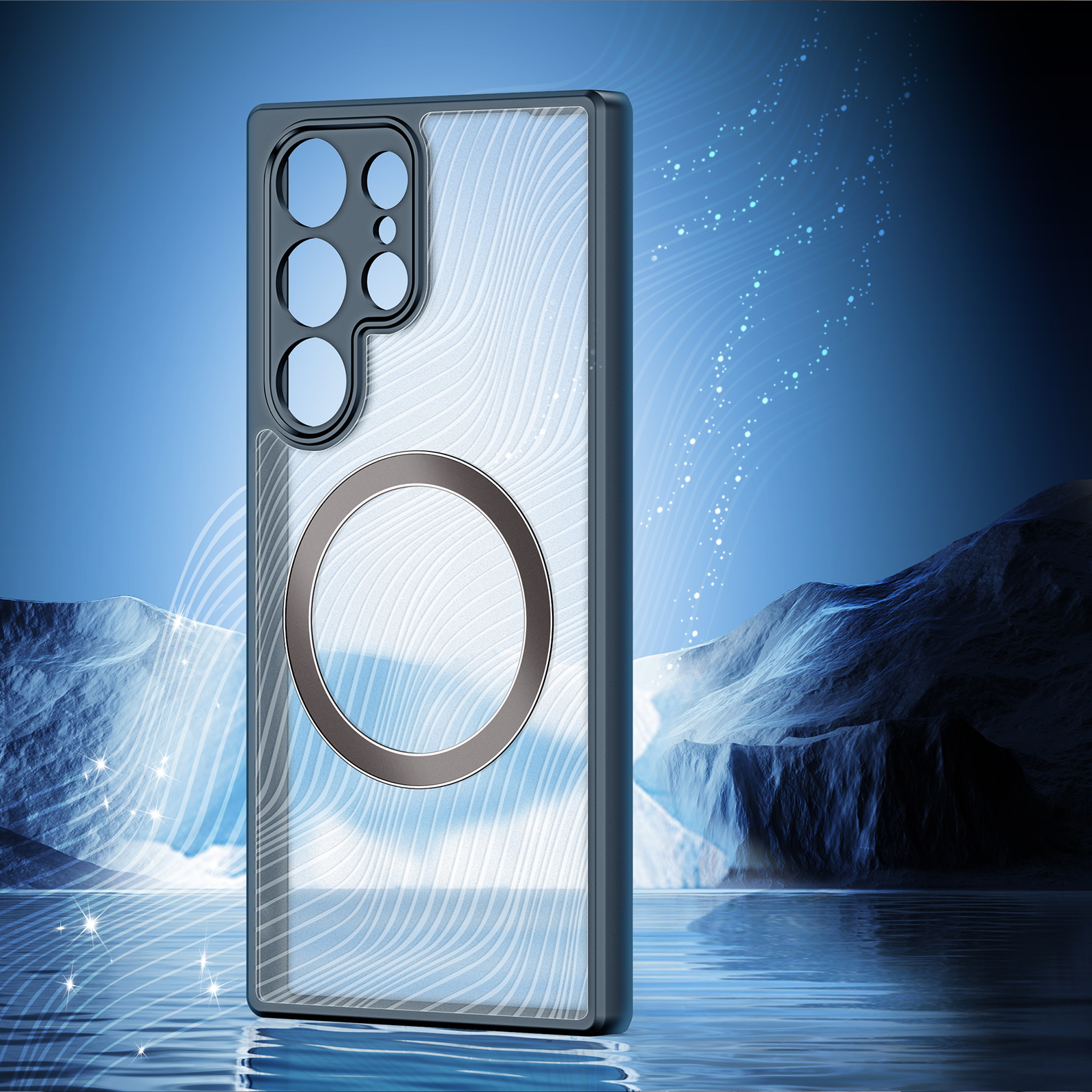New Design Samsung Galaxy S24 Microfrosted Back Fingerprint-Proof Case with Splash Protection and Silky Delicate Feel for Samsung Galaxy S24 Drop Protection Case 3