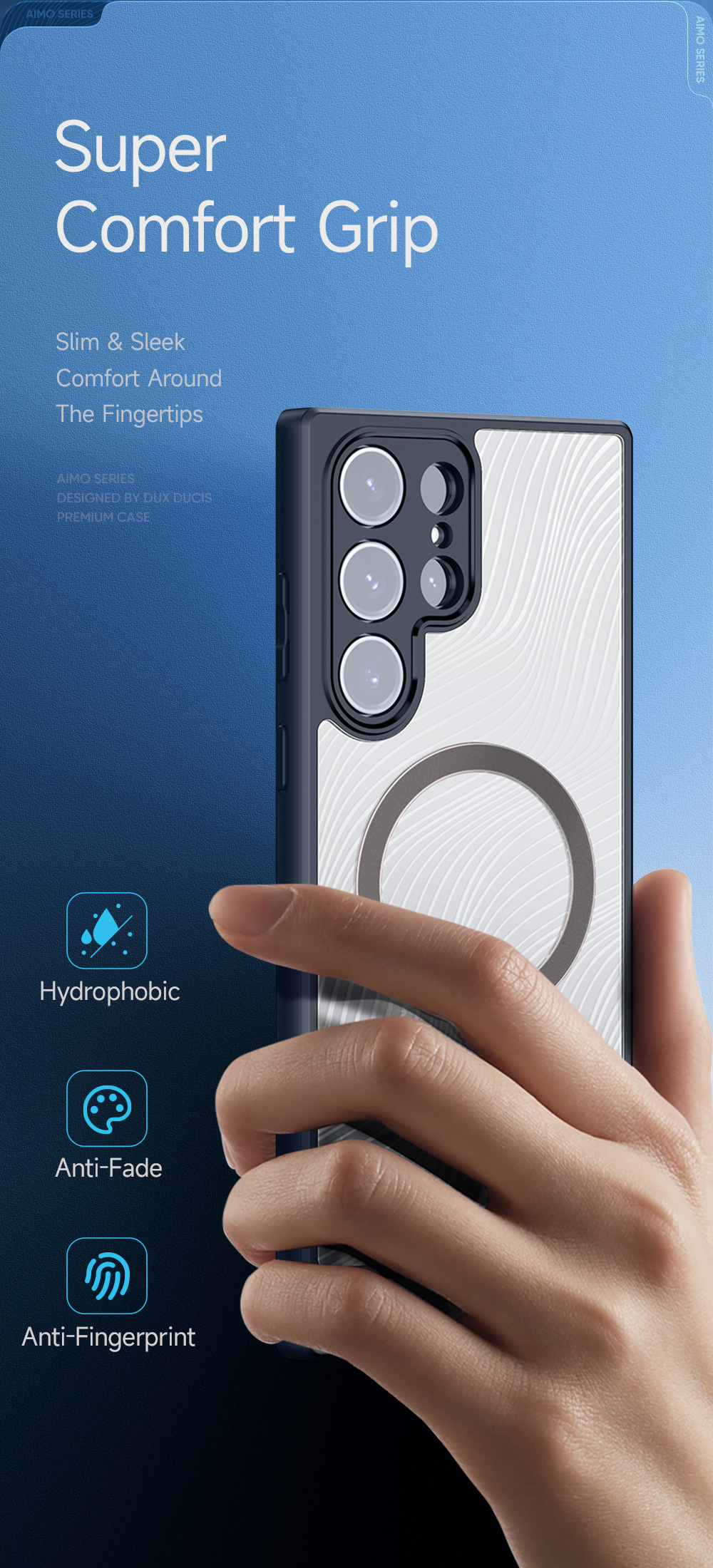 New Design Samsung Galaxy S24 Microfrosted Back Fingerprint-Proof Case with Splash Protection and Silky Delicate Feel for Samsung Galaxy S24 Drop Protection Case 6