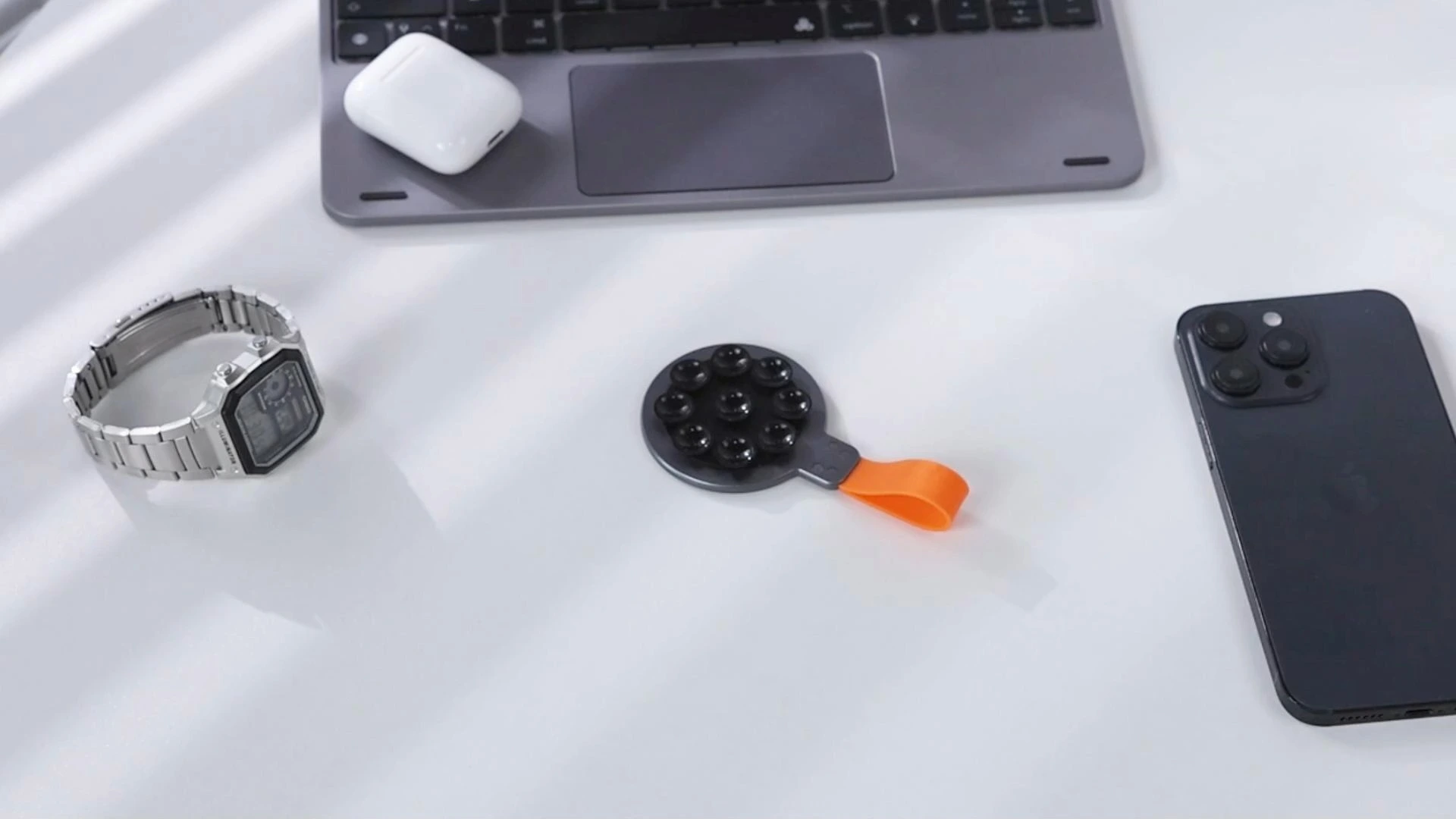 Octopus Magnetic Suction Cup Phone Mount Secure Hands-Free Grip Strong Magnetic Instant Stick-on for Smooth Surface Magnet Phone Holder 1