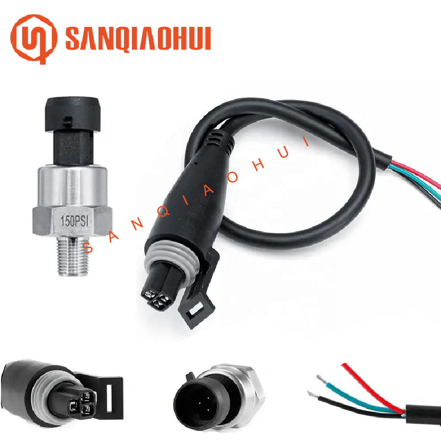 Sanqiaohui 150PSI Pressure Sensor 1/4NPT 3