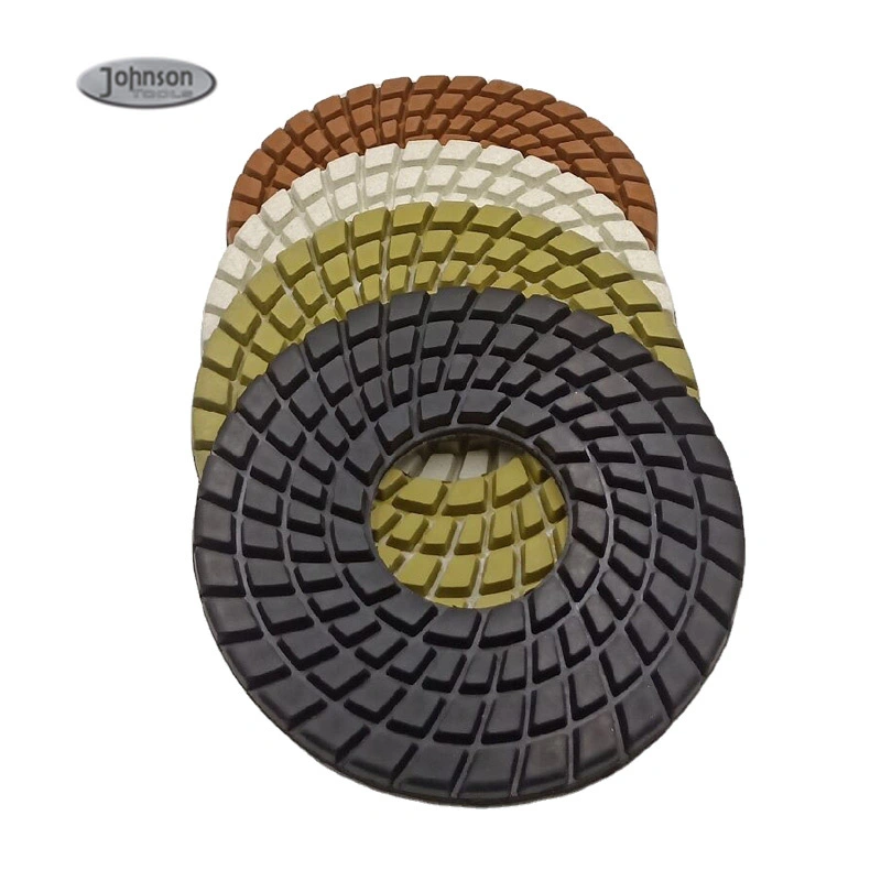 Johnson Tools Boa qualidade 10 polegadas Granite Polish Pads Almofada de polimento de diamante para pisos de mármore 1