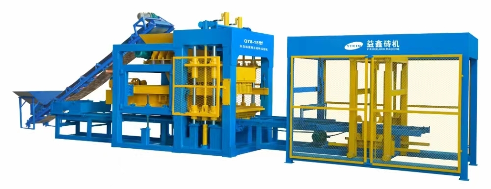 Máquina automática para fabricar ladrillos de piso QT8- de Yixin Machinery con certificación de calidad15 1