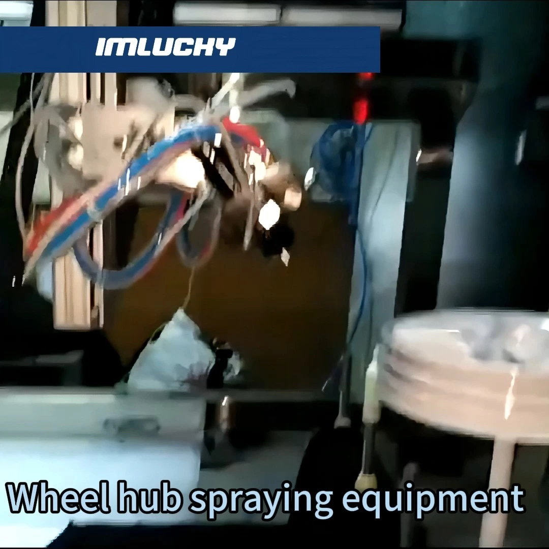 Customizable wheel hub spraying machine 1