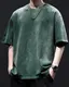 Acid Wash Shirts Factory Drop Shoulder Sleeves 2