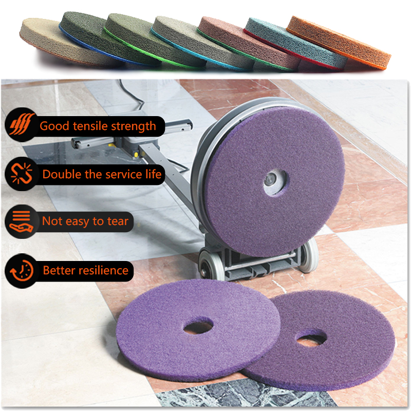 Johnson Tools 4 Diamond Sponge Fiber Polishing Pad 300-10000 Grit - Polishing Tile Stone Marble Concrete Ceramics Glass 5