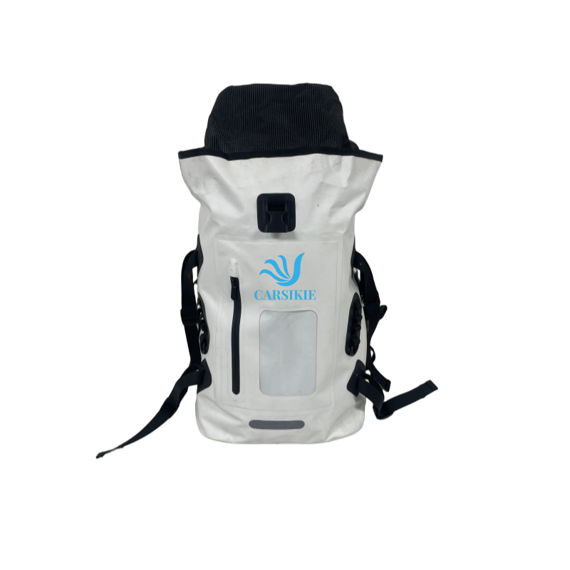 Customized Foldable Roll Top PVC Waterproof Backpack JB003 2