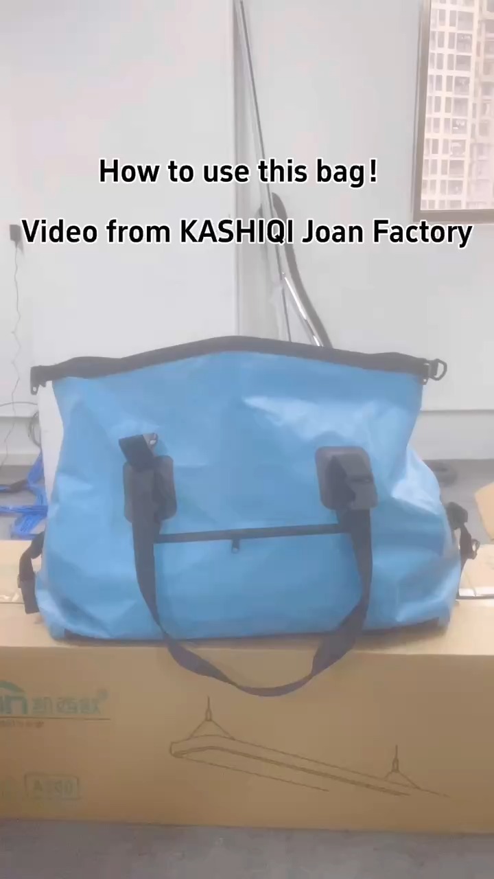 High Quality Foldable PVC Waterproof Duffel Bags JD003Multifunctional dry and wet separationWater Resistant Gym Backpack Travel Duffel  Bag with shoes compartment 1