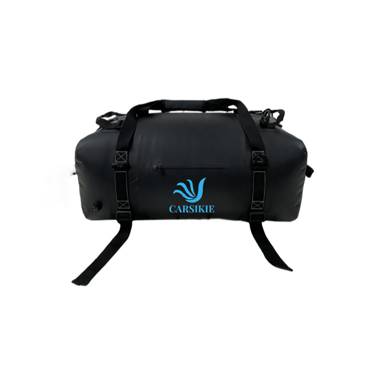Custom Logo Black PVC Waterproof Duffel Dry Bags for Men JD010 2