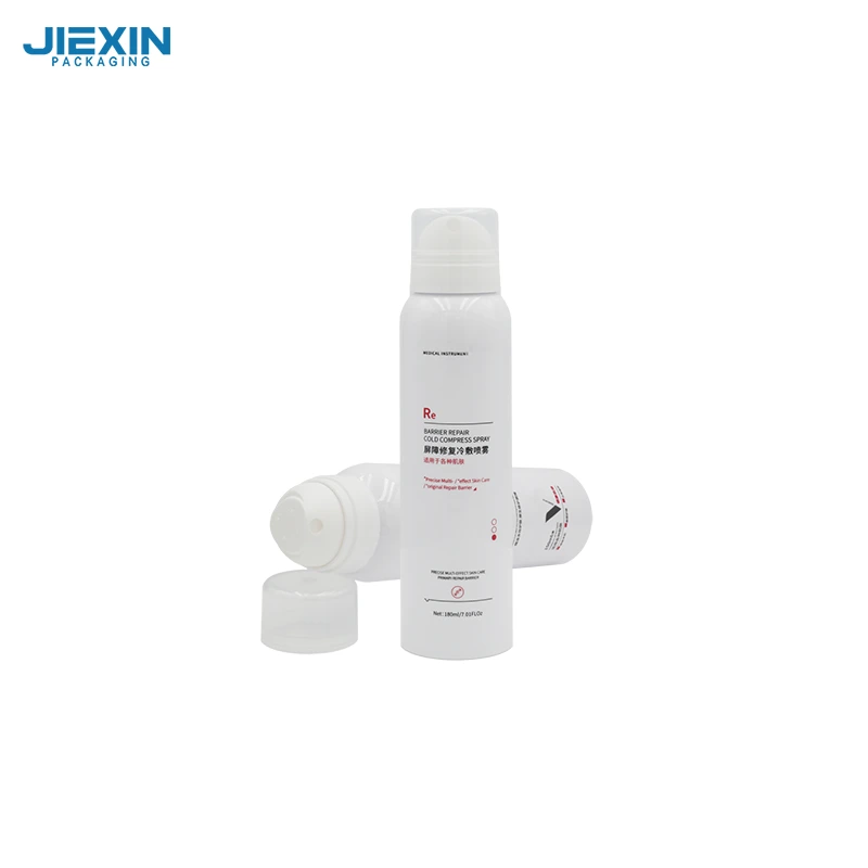 D45 Pump head press spray PET bottle for Skin care 1