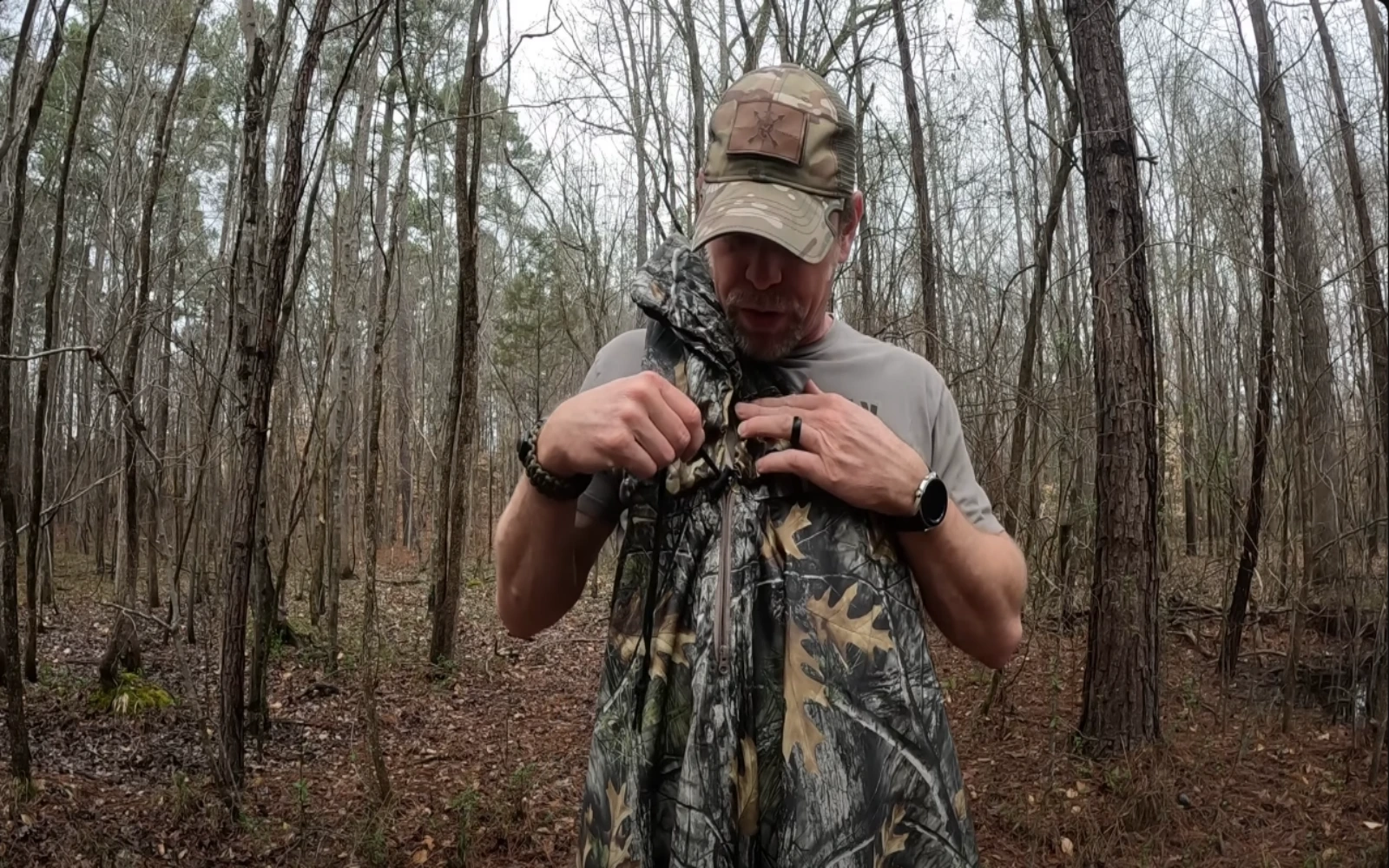 Bush rain poncho,Prepare for the rainy weather before the Florida hunting season 4