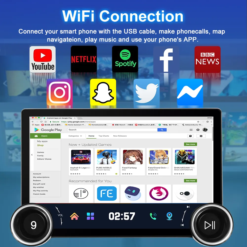 Wholesale Multimedia Player Auto Android JMANCE Brand 8
