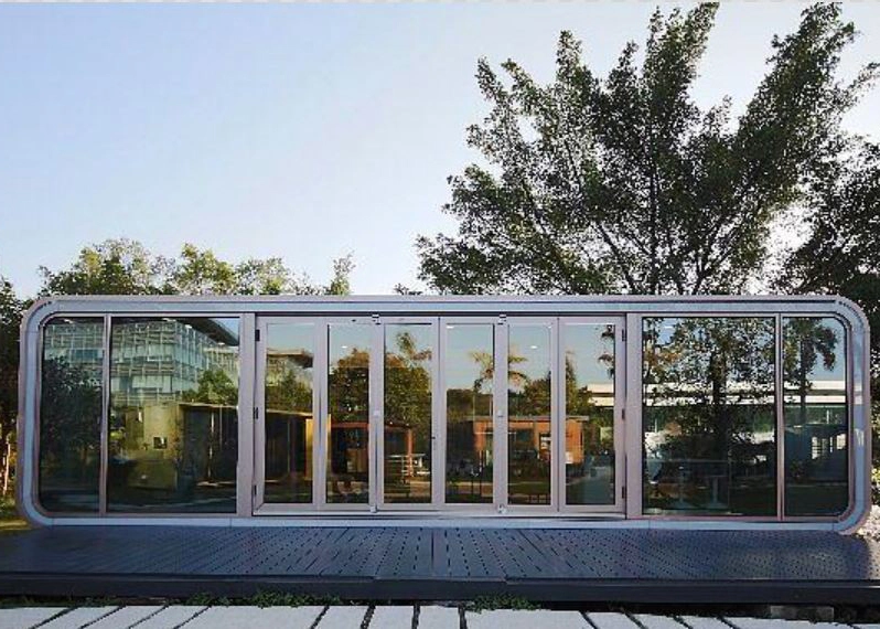 Дома Apple Cabin Prefab модульные крошечные 20 футов 40 футов для жизни и офиса 1