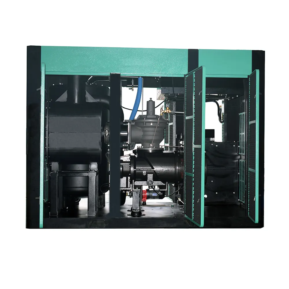 Screw Vacuum Pump Jinyuan Air Compressor Brand Green and Black (customizable) Wooden Case 3