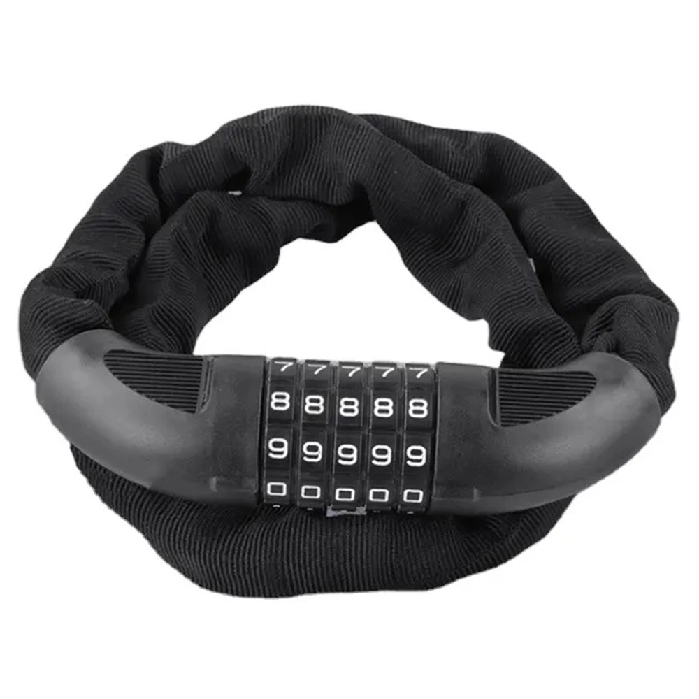 Chain lock five-digit password 6*1000/8*1000 with PA cloth cover YMCL16- 1