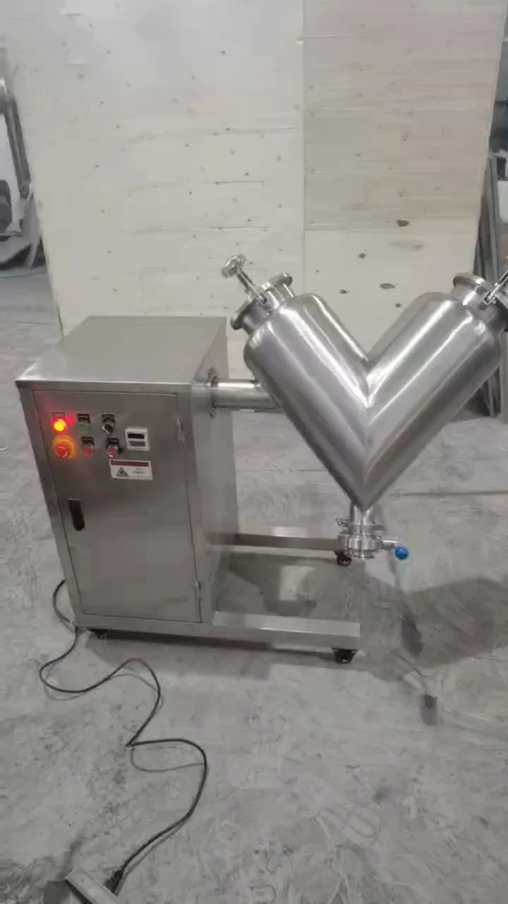 V Shape Dry Powder Blender Dry Mixer Machine Dry Powder Mixing Machine V-5 1