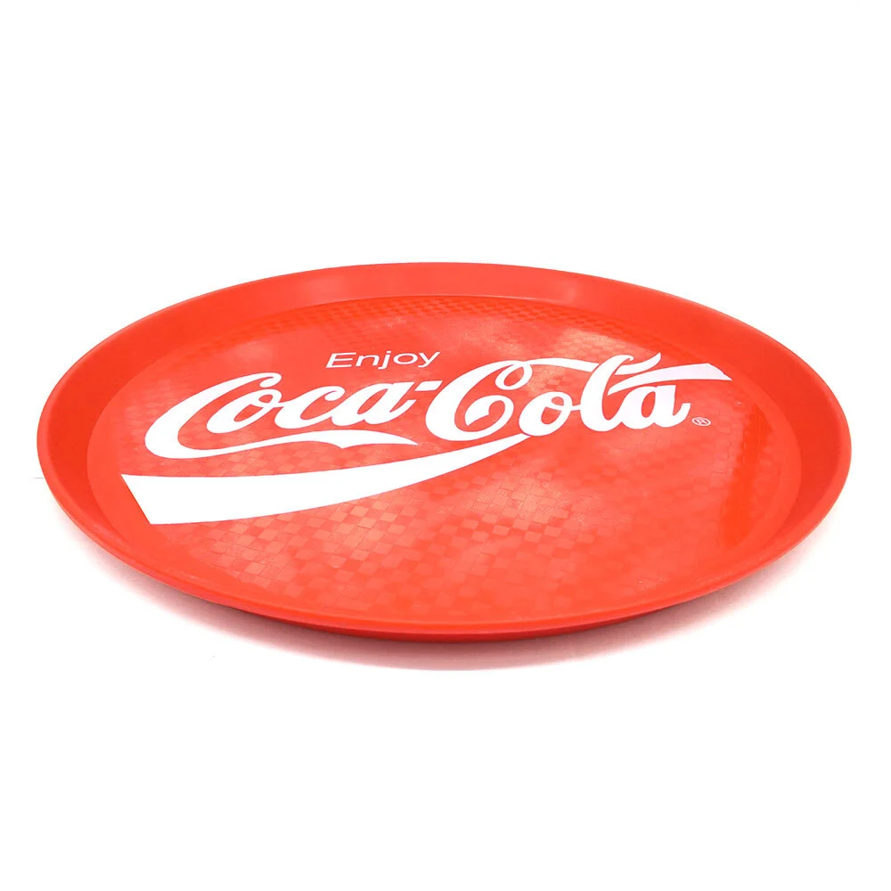 Round Plastic Fast Food Serving Tray 1