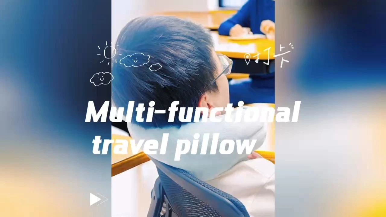 neck support pillow for travel with Fillable Blanket 1