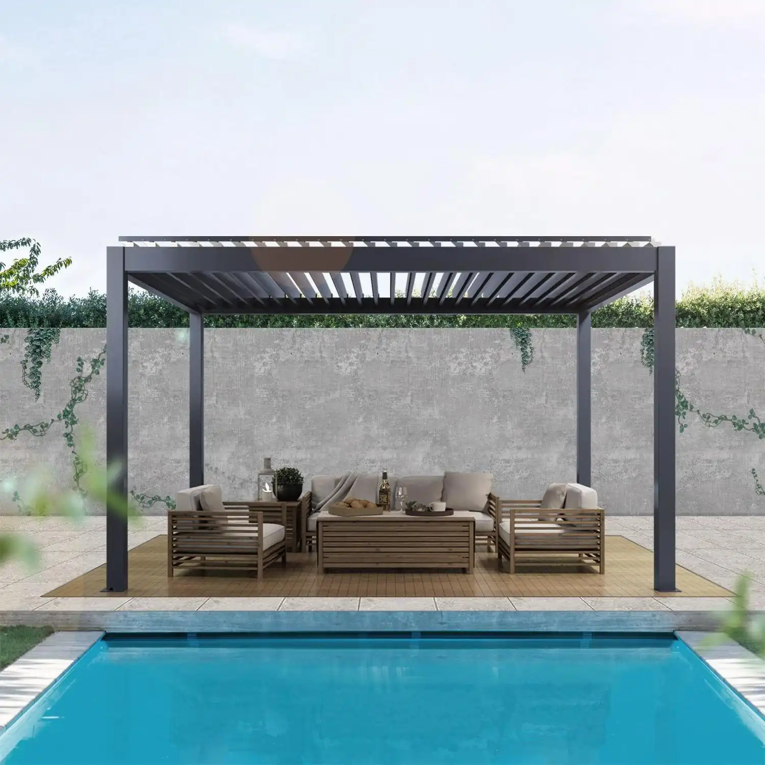 Pergola in alluminio tipo 175 1