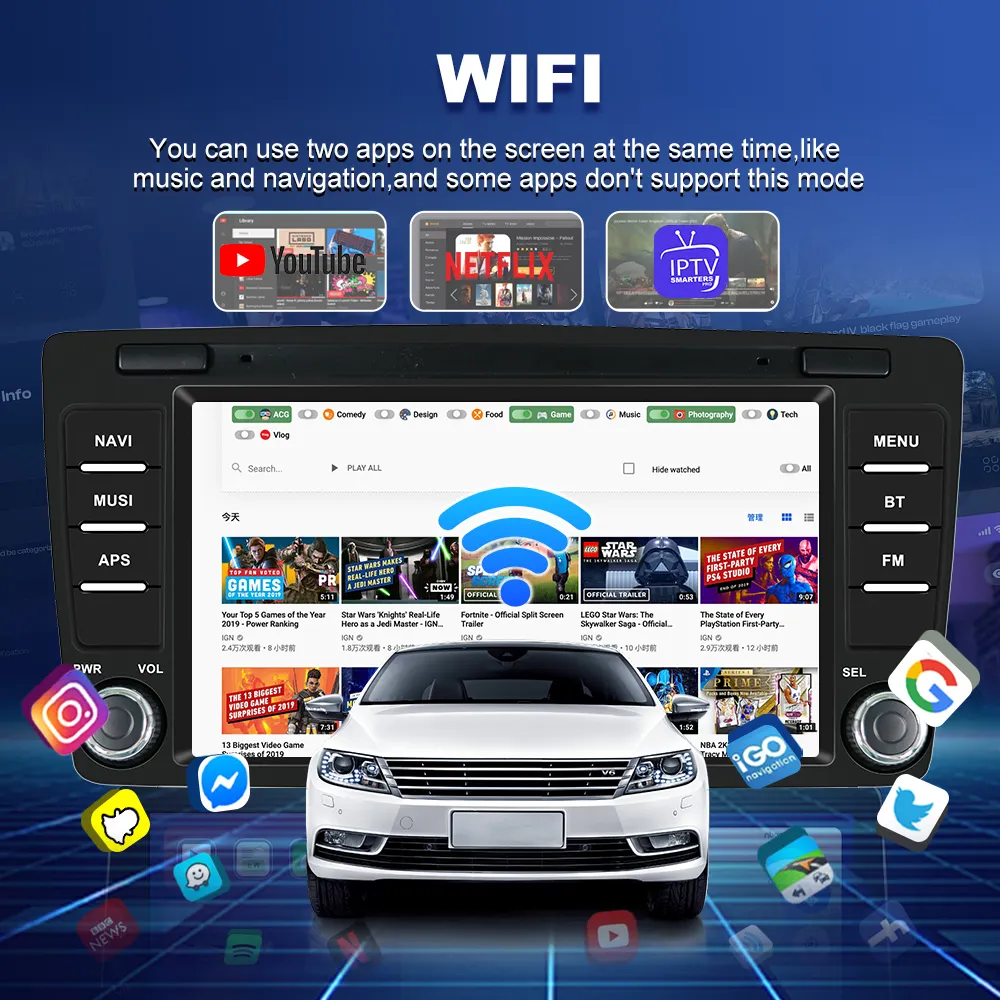 Best Double Din Android Auto JMANCE 12