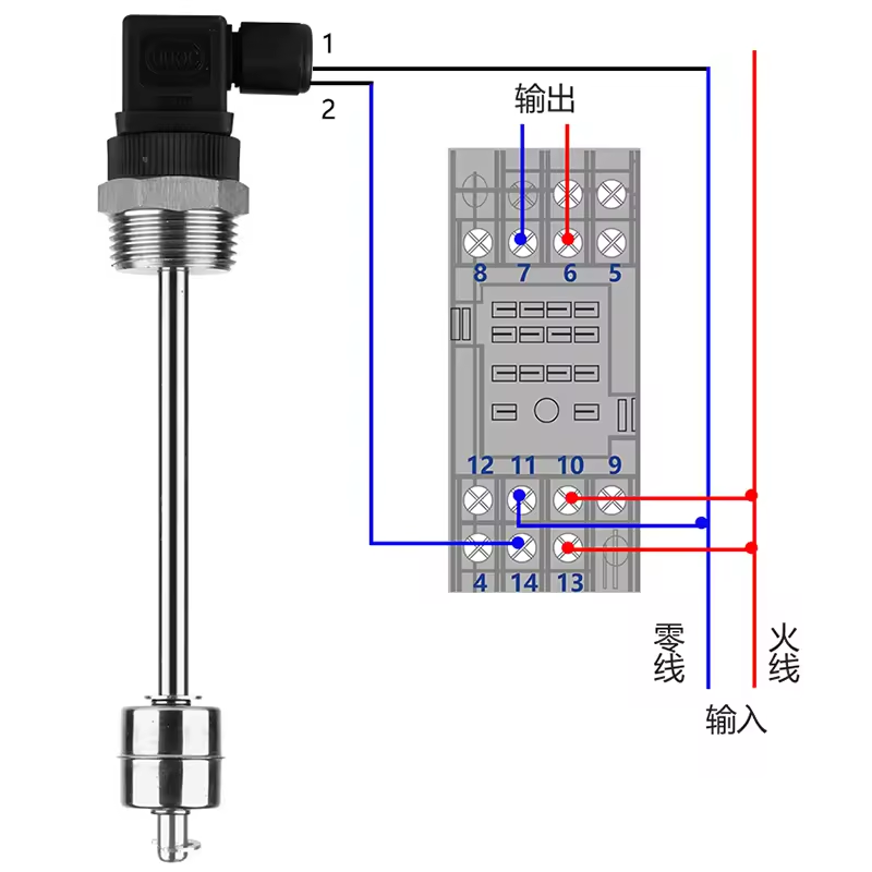 Sanqiaohui Hersman G1 مفتاح مستوى السائل SS304 3