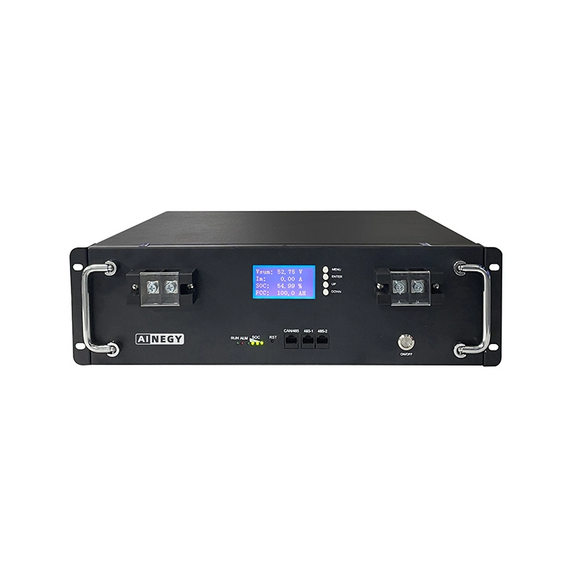 AINEGY ラックマウント Lifepo4 バッテリー 住宅/商業用 51.2V 100Ah 3U/4U/5U/7U 1