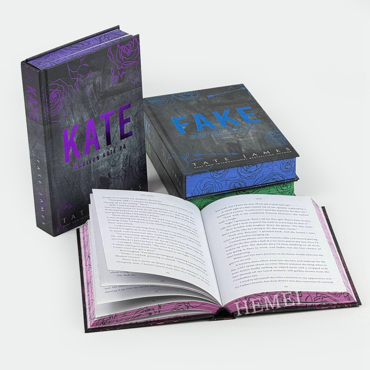 كتب فاخرة مطبوعة حسب الطلب، ذات أغلفة صلبة وحواف مميزة. 6