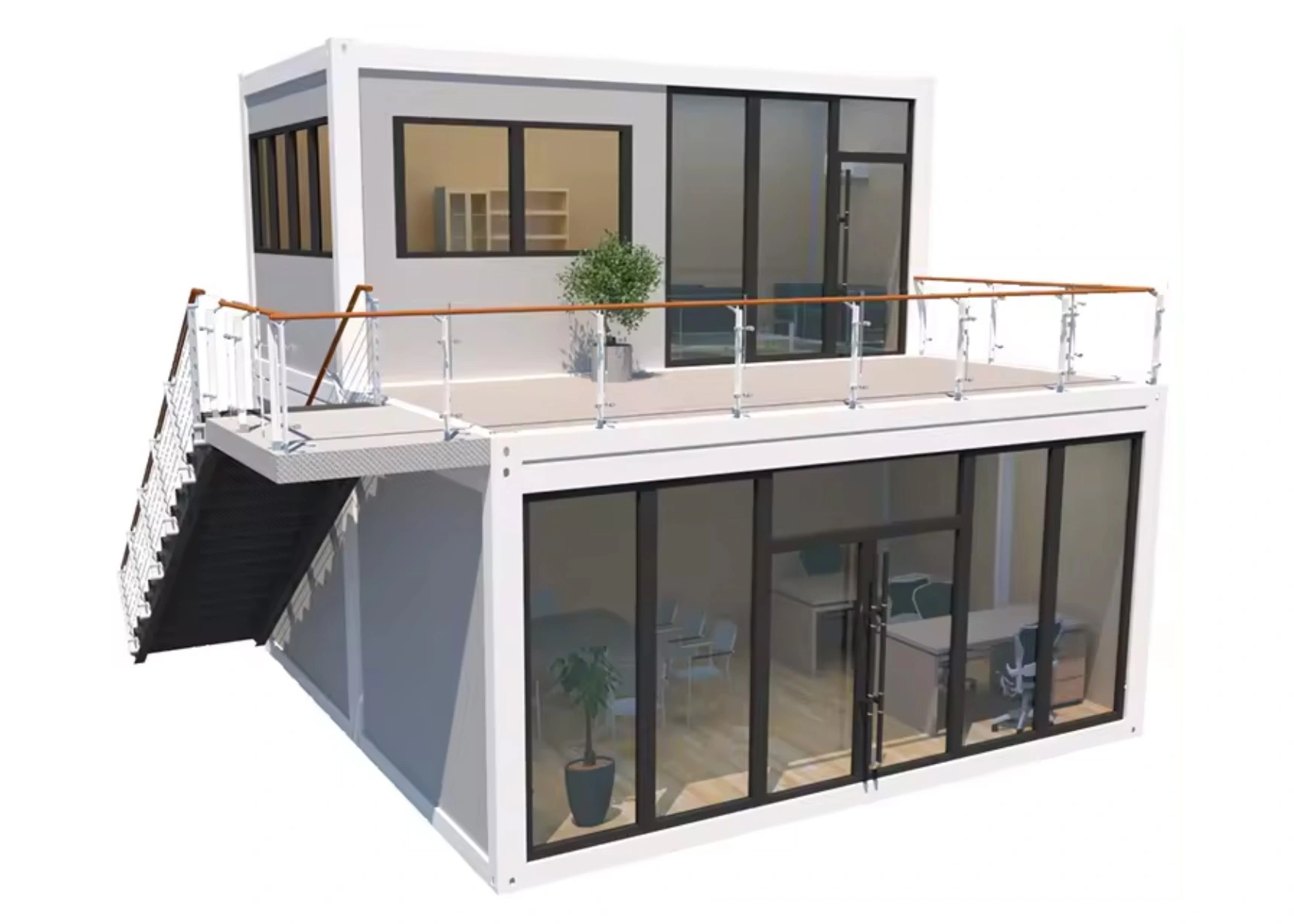Chambre mobile détachable extensible de conteneur 40 pieds avec une utilisation d'hôtel d'une chambre à coucher 1