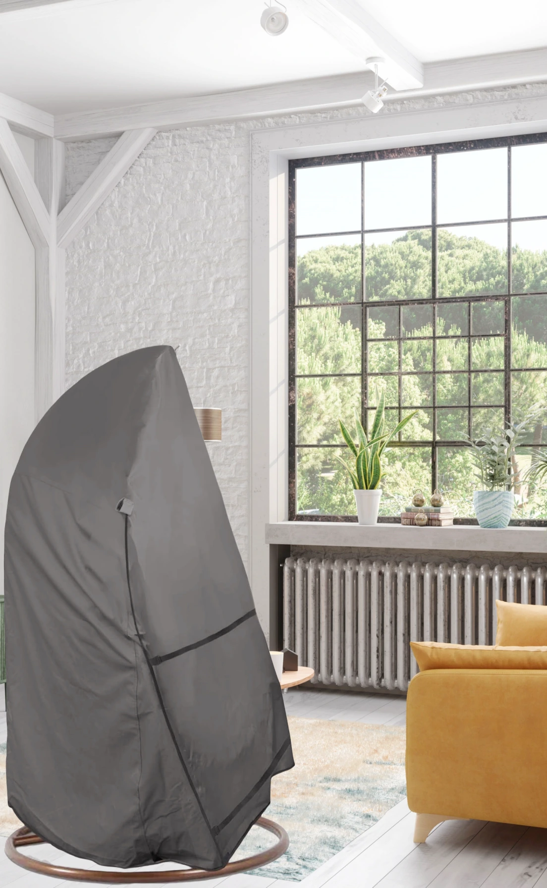 JIANHE Waterproof Hanging Egg Chair Cover - Protect Your Patio Furniture 1
