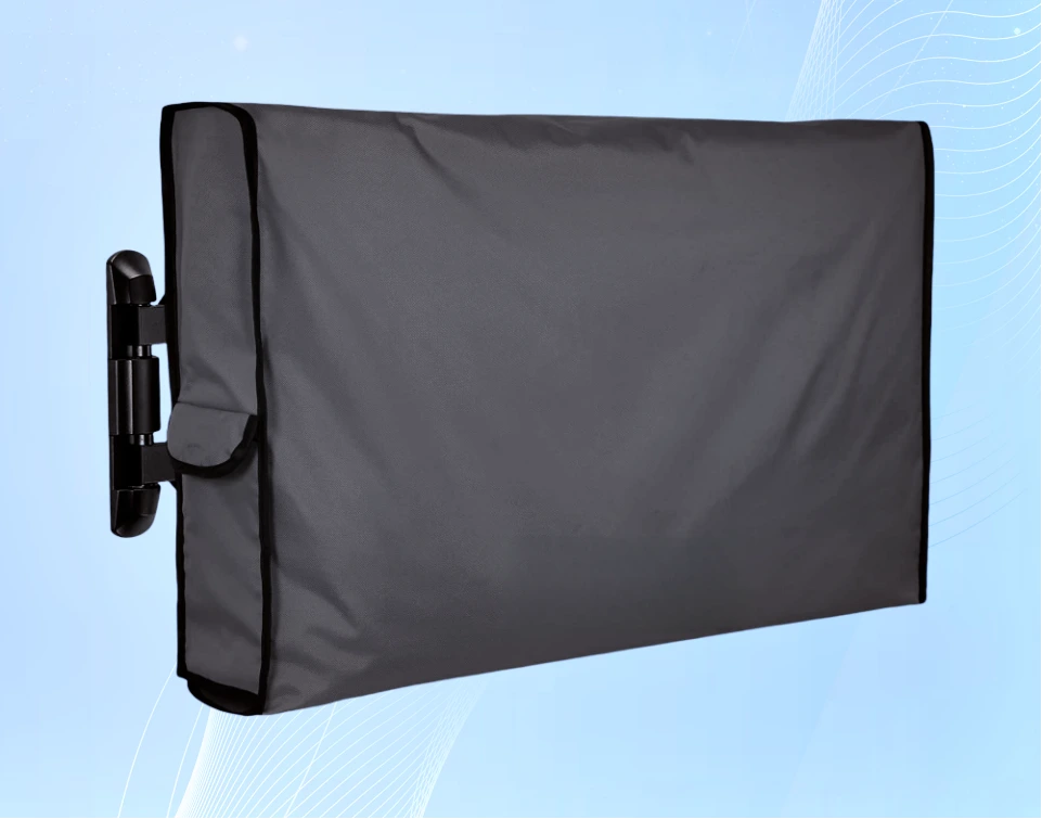 Waterproof Outdoor TV Cover for Flat Screen Televisions with Mounts and Stands 1