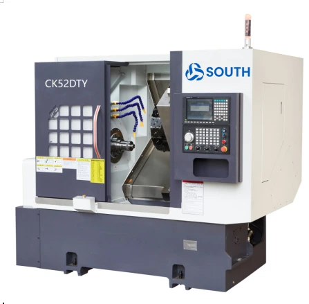 Máquina de torno CNC com torre elétrica Sauter com cabeçote móvel CK52DTY 1