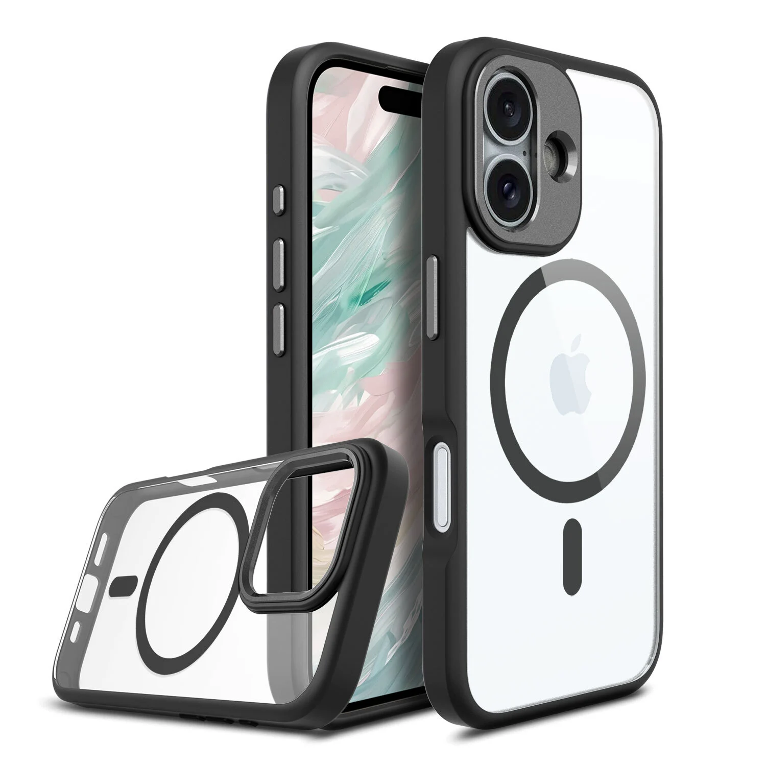 2024 Trending New PC TPU Premium Funda para teléfono Magnética con cámara mental Proteger la funda del teléfono para iPhone 16 Funda para teléfono Imán Anti-caída Funda para teléfono para iphone 16 1