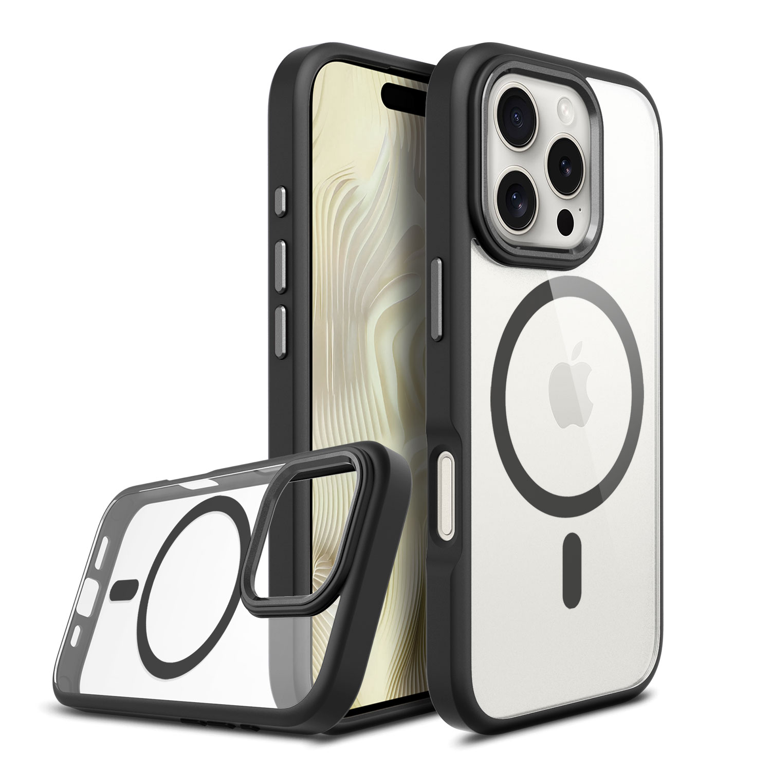 2024 Trending New PC TPU Premium phone Case Magnetic with mental camera Protect Phone case For iPhone 16 Phone case Magnet Anti-drop Phone case for iphone 16 6