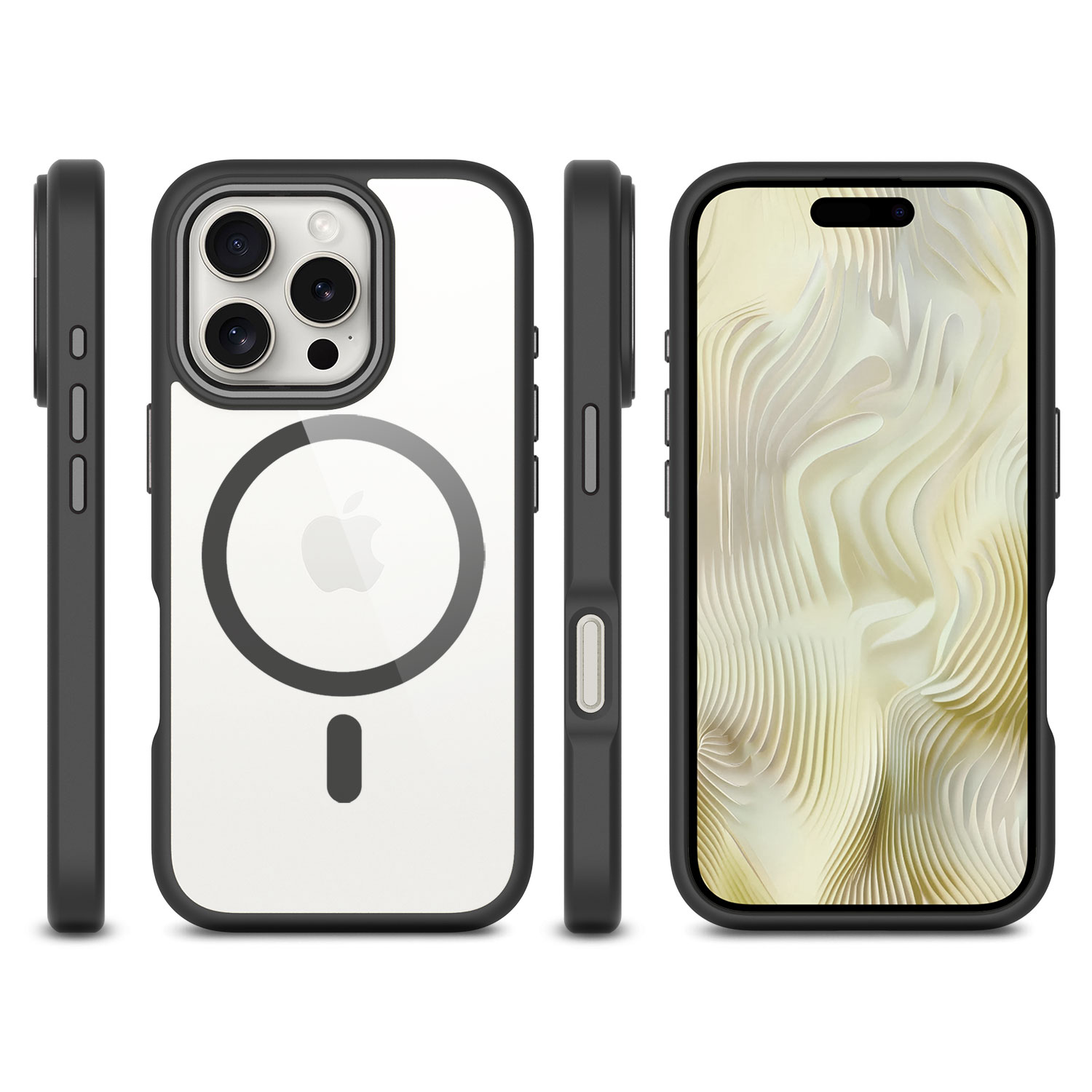2024 Trending New PC TPU Premium phone Case Magnetic with mental camera Protect Phone case For iPhone 16 Phone case Magnet Anti-drop Phone case for iphone 16 7