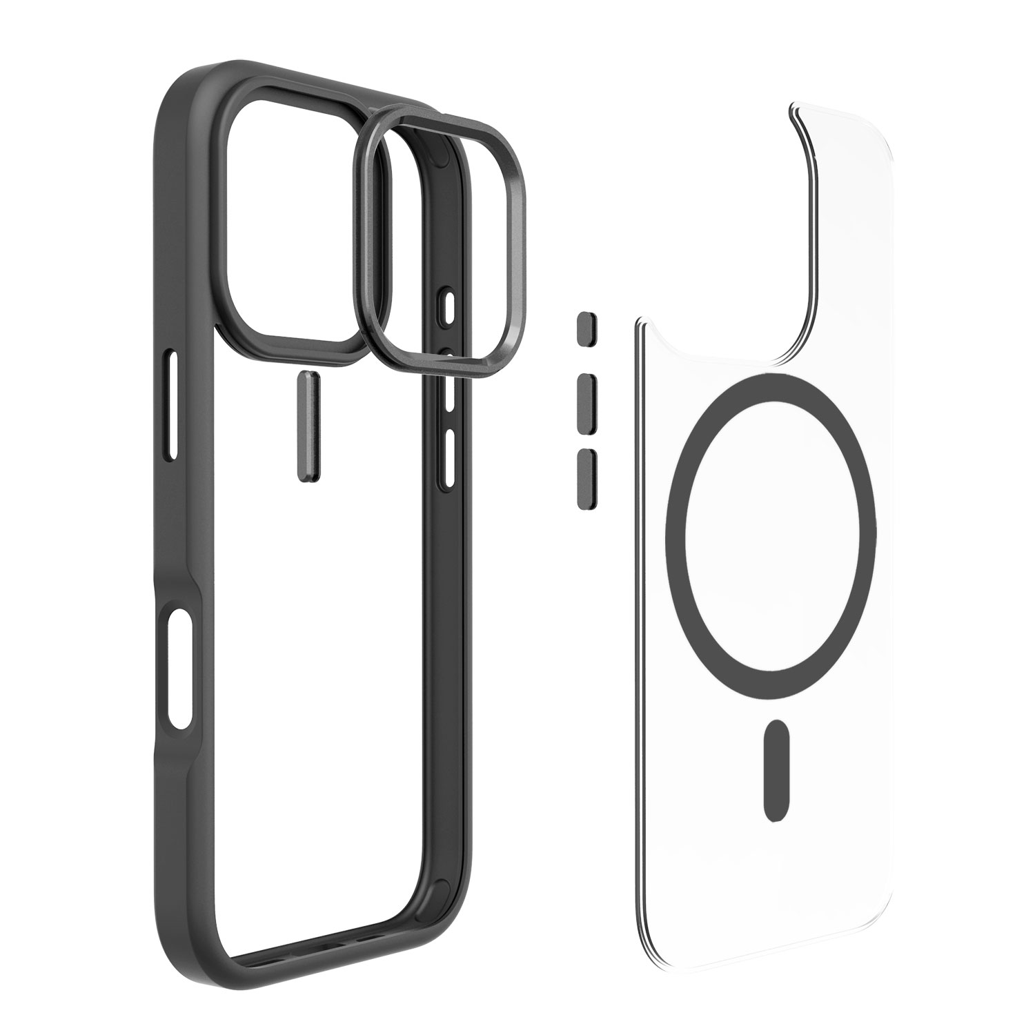2024 Trending New PC TPU Premium phone Case Magnetic with mental camera Protect Phone case For iPhone 16 Phone case Magnet Anti-drop Phone case for iphone 16 10