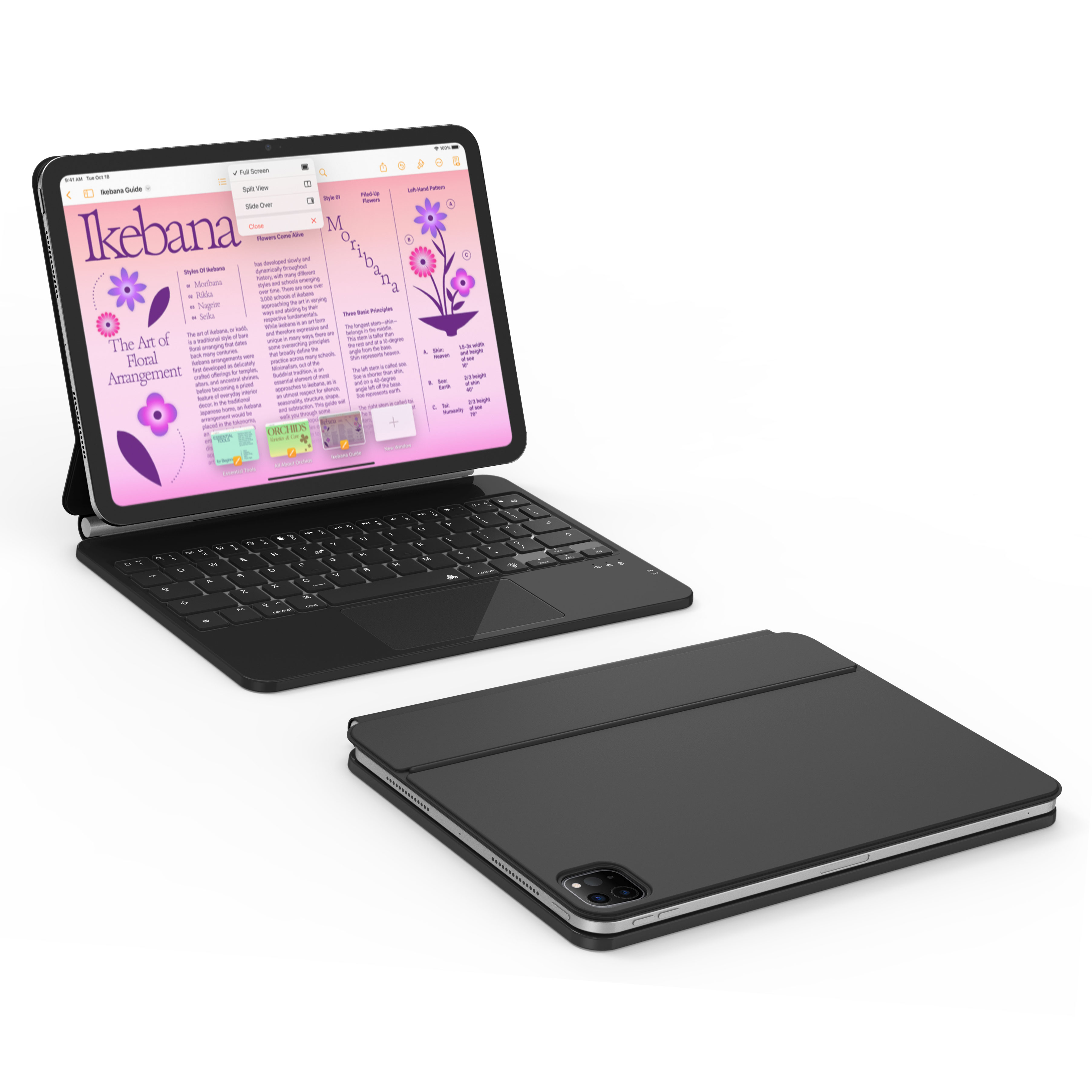 حافظة ضبط مغناطيسية ذكية تعمل باللمس من المصنع مخصصة جديدة لعام 2024 حافظة لجهاز iPad Premium حافظة لوحة المفاتيح لجهاز iPad Pro 11 iPad pro 12.9 2