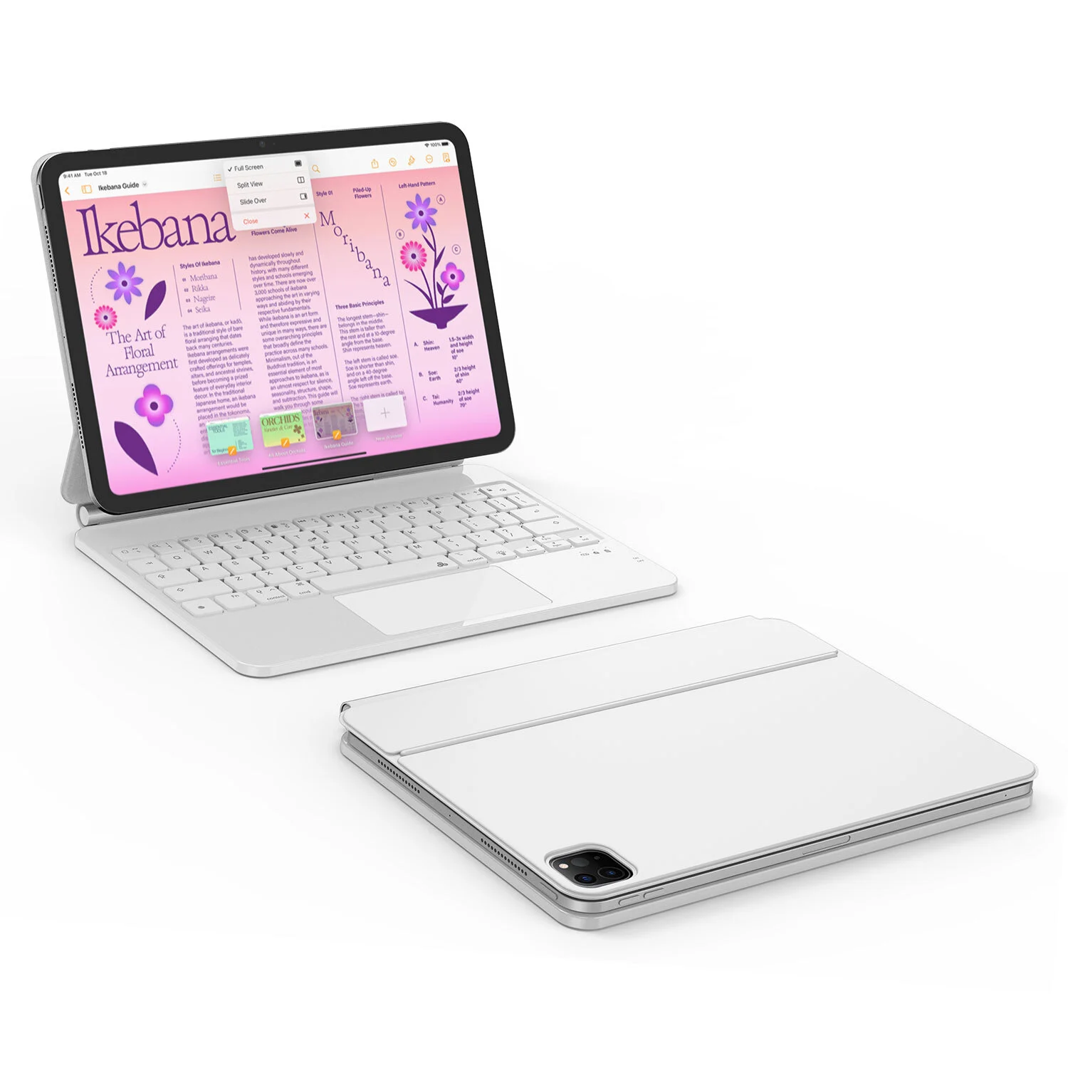 حافظة ضبط مغناطيسية ذكية تعمل باللمس من المصنع مخصصة جديدة لعام 2024 حافظة لجهاز iPad Premium حافظة لوحة المفاتيح لجهاز iPad Pro 11 iPad pro 12.9 1