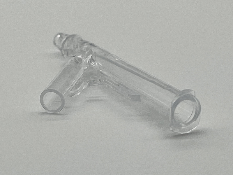 Moldagem de injeção de precisão para peças de plástico médico-soluções de cubos de tee-luer médico 2