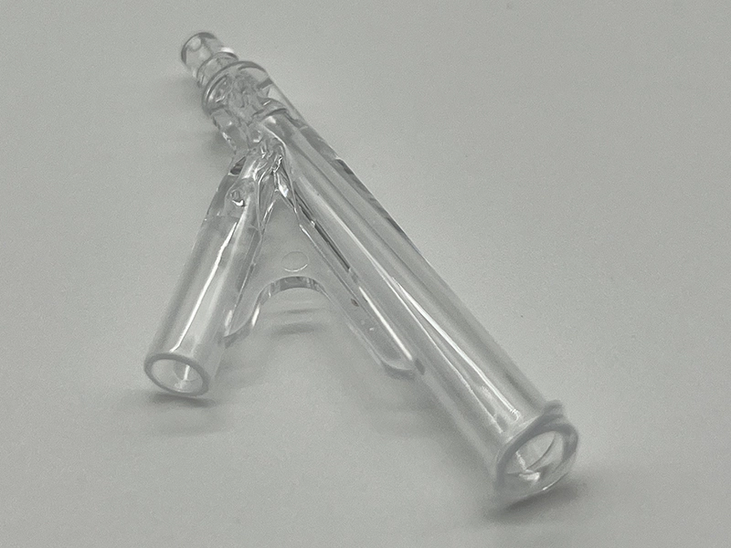 Moulage par injection de précision pour les pièces en plastique médical - Solutions de hub médical tee-luer 1