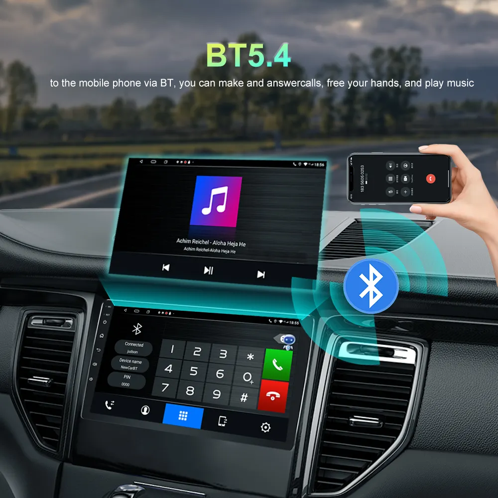 Portable Dvd Player for Car with Bluetooth Factory 7