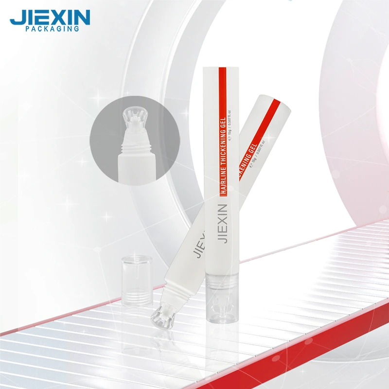 Tube de soin des lèvres D19 PETG avec bouchon à vis transparent 1