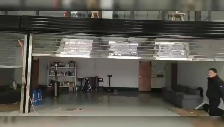 Modern automatic crystal roller up doors pc transparent polycarbonate roller shutter door-1717145281568235 1