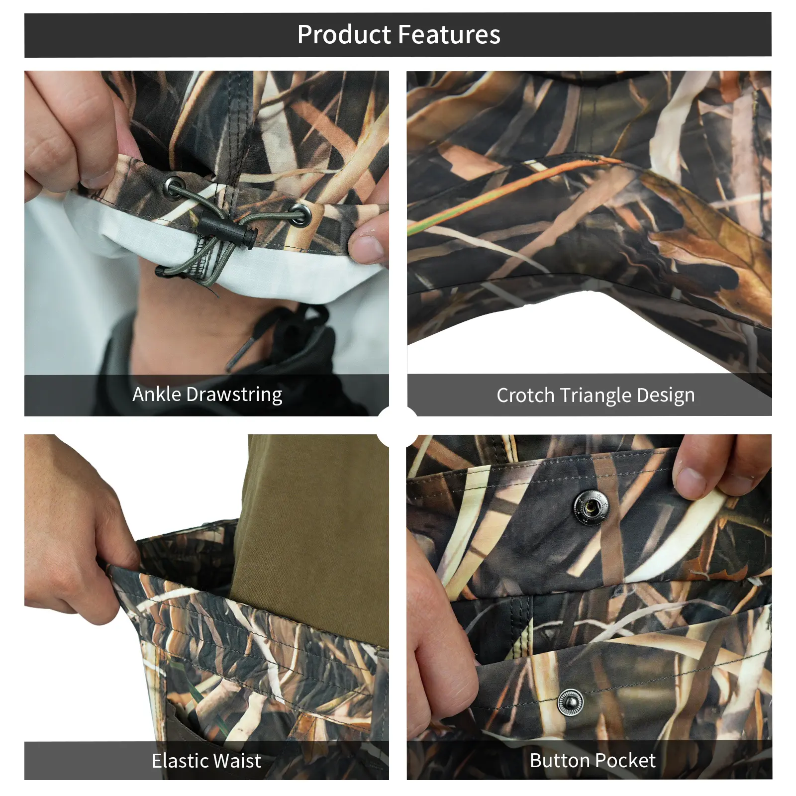 Loogu Brand Ladies Camo Shorts Supplier 3