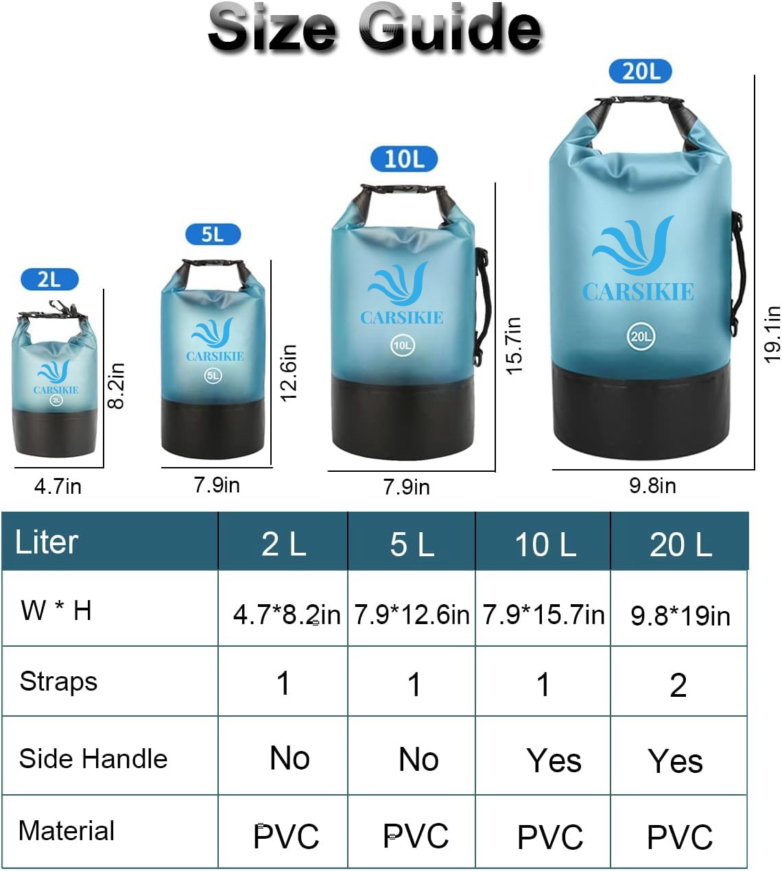 Wholesale Durable Lightweight Waterproof Dry Bag Backpack JA055 7