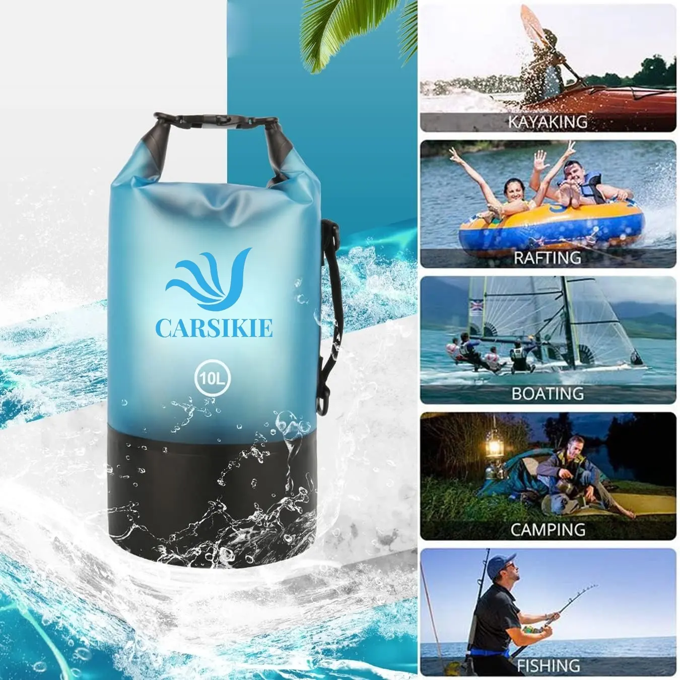 Mochila impermeable con bolsa seca - - Carsikie Bag-1 6