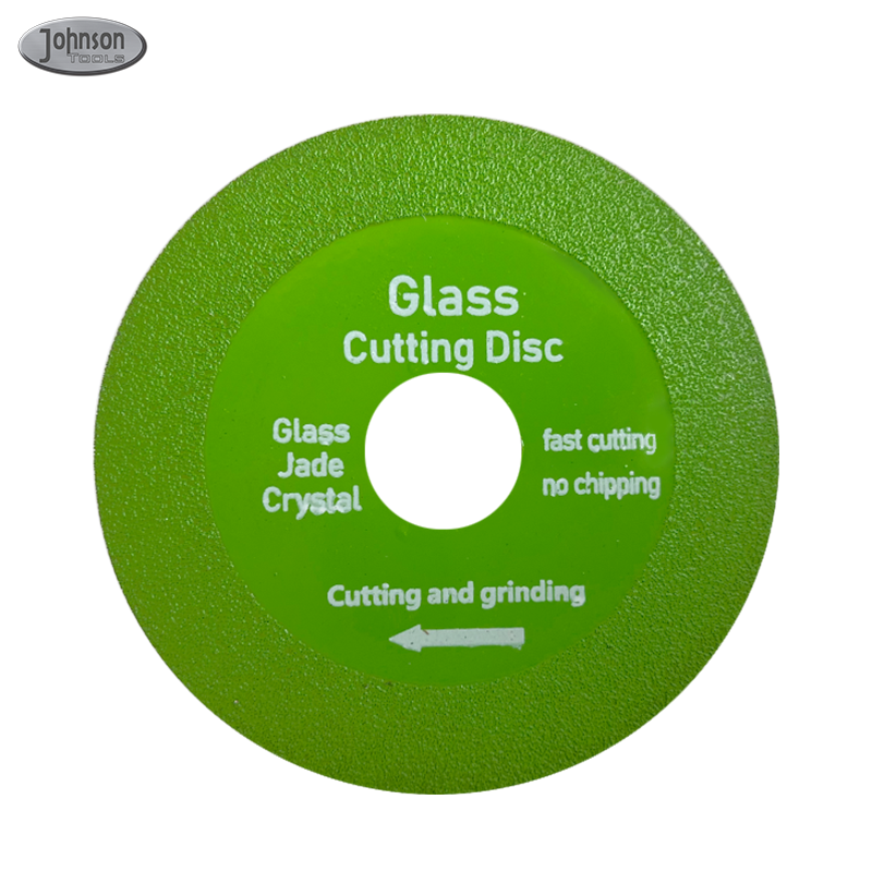 Johnson Tools 4" Grüne ultradünne Jade-Glasschneider-Diamant-Marmorsägeblatt, Schneidscheibe für Keramikfliesen und Glas 4