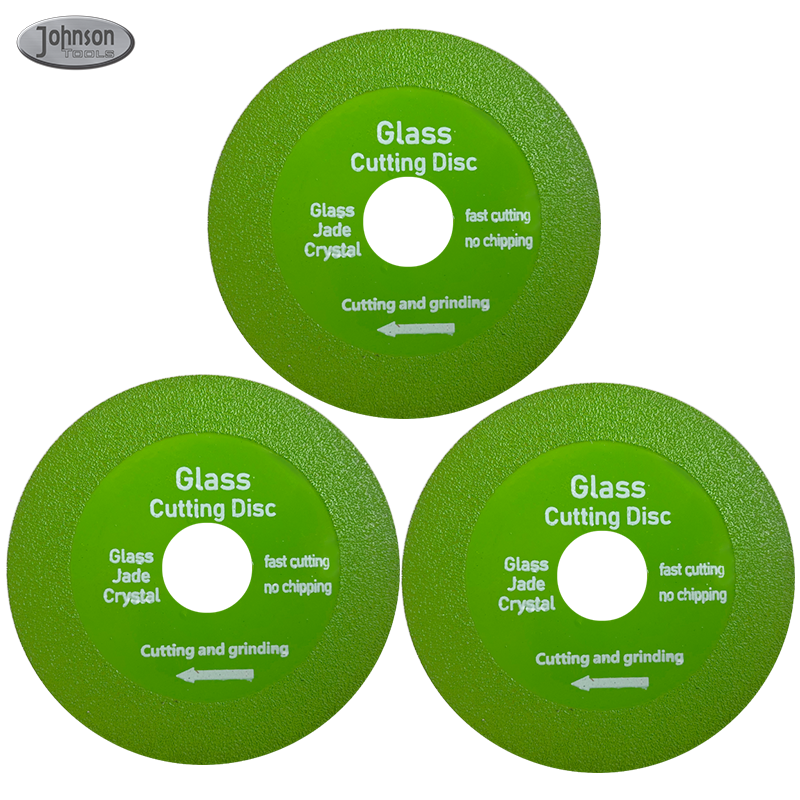 Johnson Tools 4" Grüne ultradünne Jade-Glasschneider-Diamant-Marmorsägeblatt, Schneidscheibe für Keramikfliesen und Glas 7